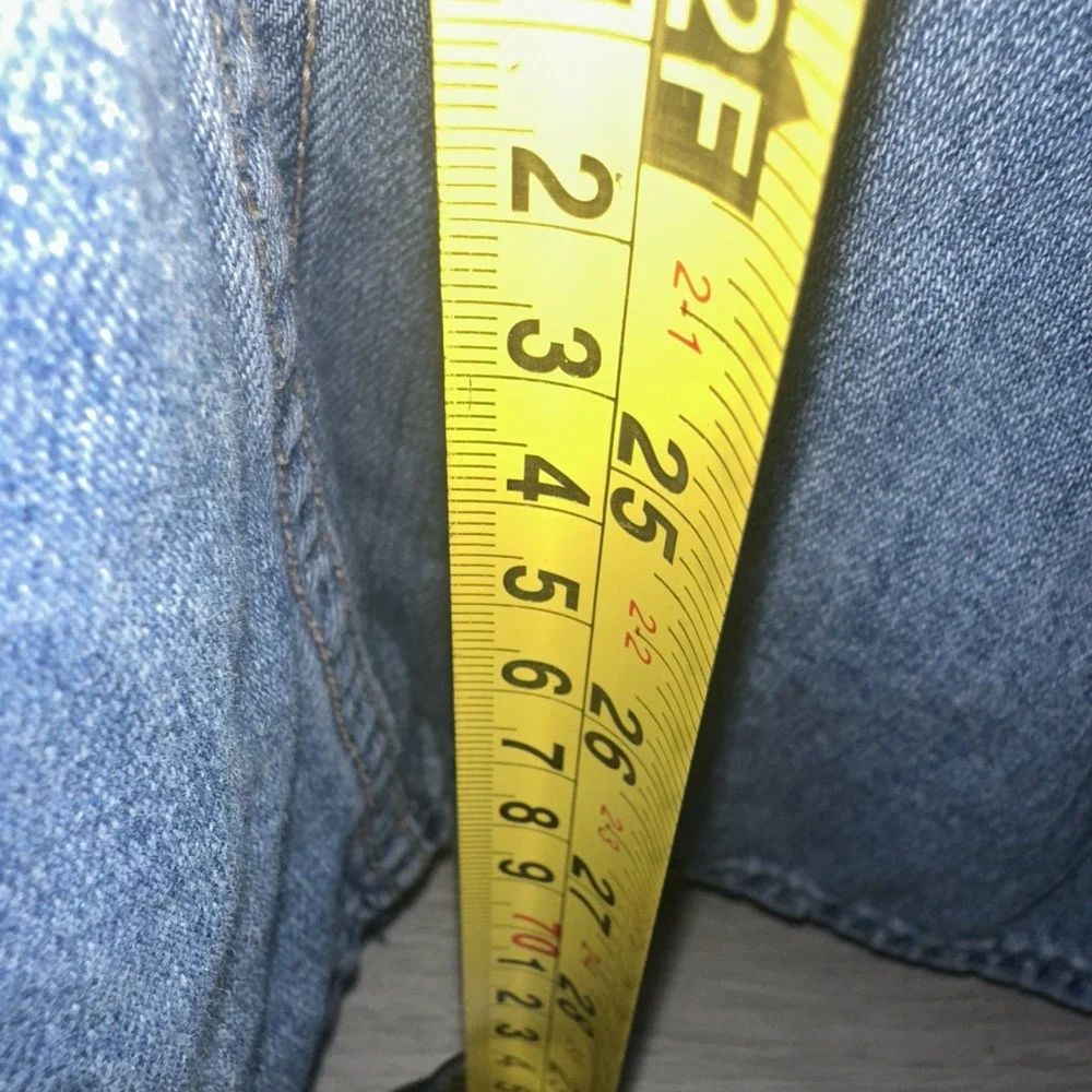 Hollister High Rise Vintage Overall Denim Straight Leg Size‎ S